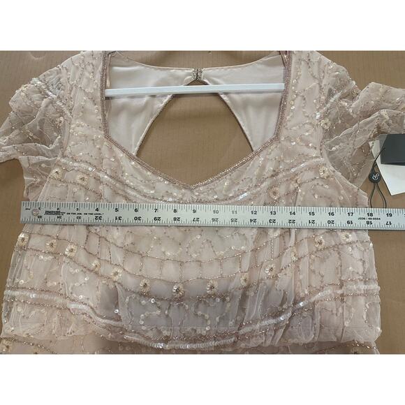 NWT ADRIANNA PAPELL DRESS GOWN 16 MOTHER OF THE BRIDE EVENING FORMAL WEDDING - Picture 14 of 16